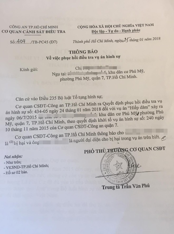 4 năm trời chưa giải quyết xong vụ du học sinh Mỹ tố cáo bị anh rể hờ xâm hại khi về Sài Gòn thăm gia đình - Ảnh 3.