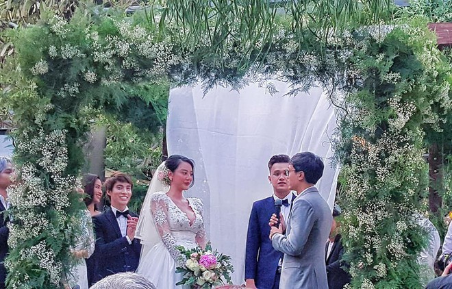 Đ&aacute;m cưới quy tụ d&agrave;n kh&aacute;ch mời to&agrave;n mỹ nh&acirc;n Vbiz: Nh&atilde; Phương mới sinh con cũng lộ diện! - Ảnh 4.