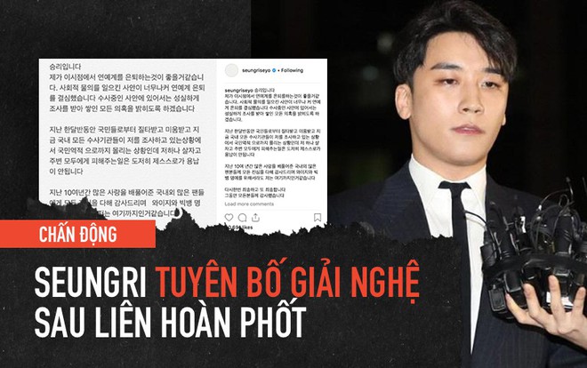 Sao Vbiz người bật khóc, người ủng hộ khi nghe tin Seungri (Big Bang) tuyên bố giải nghệ - Ảnh 1.