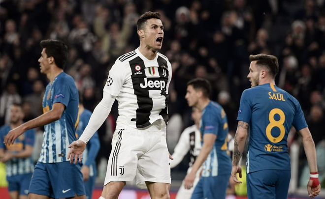 Juventus 3-0 Atletico Madrid: Ronaldo rực sáng với 3 bàn thắng giúp Juve ngược dòng ngoạn mục, vào tứ kết Champions League - Ảnh 1.