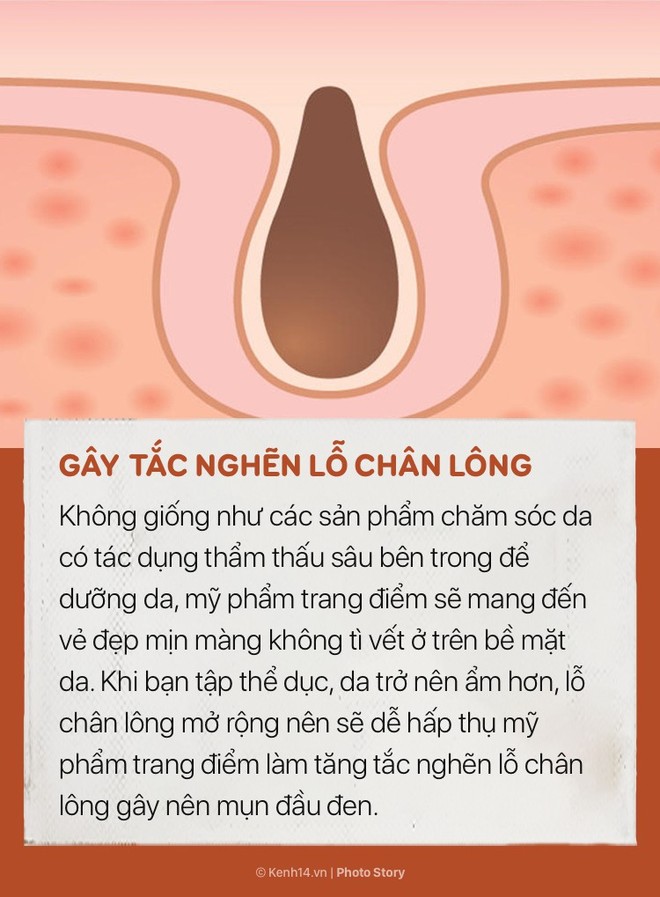 Make up đến ph&ograve;ng gym tưởng xinh đẹp hơn nhưng lại v&ocirc; t&igrave;nh g&acirc;y phản t&aacute;c dụng - Ảnh 1.