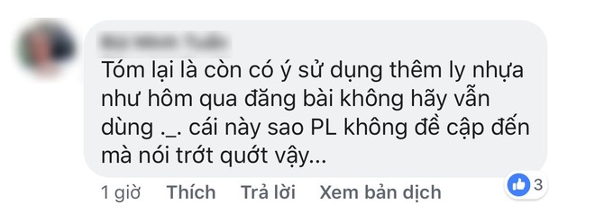 Phúc Long chính thức lên tiếng sau vụ bán thêm ly nhựa đựng đá, tuy nhiên có vẻ dân tình vẫn chưa hài lòng với phản hồi này - Ảnh 8.