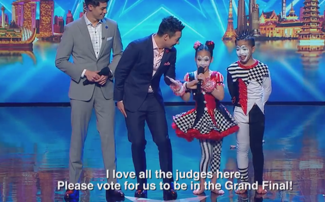 Asias Got Talent: Cặp đôi nhí Việt Nam khiến giám khảo thót tim với màn thả người trên không - Ảnh 7.