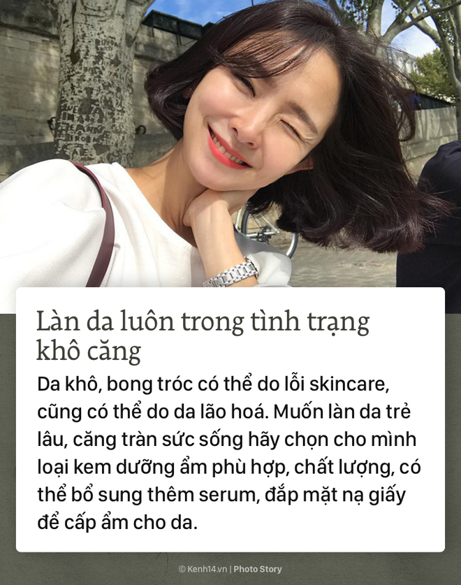 tình trạng khô da có thể do da bị lão hóa - Ảnh 5.