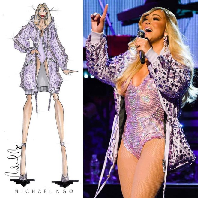 Từng b&ugrave;ng đẹp show ở Việt Nam l&agrave; thế, Ariana Grande giờ lại mặc hẳn đồ của NTK gốc Việt l&ecirc;n liveshow mới nhất - Ảnh 6.