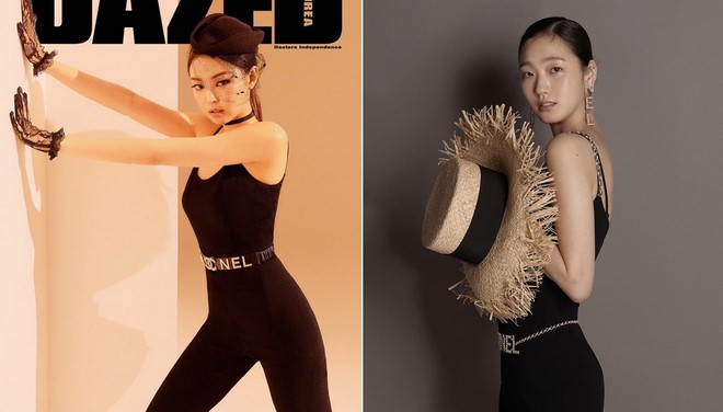 Jennie và Kim Go Eun diện cùng kiểu áo: người bỏ cúc buông lơi táo bạo hết nấc, người chính chuyên kín mít từ đầu đến chân - Ảnh 3.