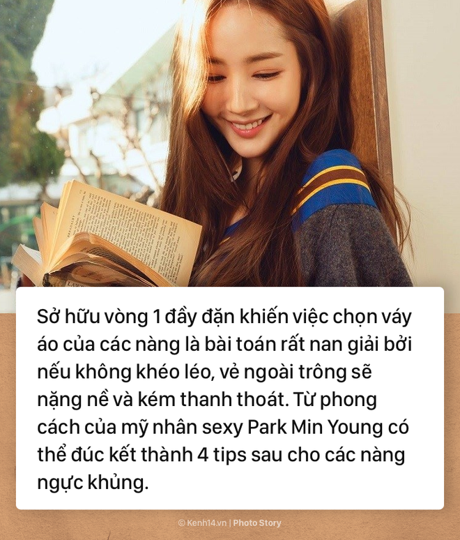 Những cô nàng sở hữu vòng 1 khủng hãy học ngay mỹ nhân sexy Park Min Young để mặc vừa đẹp vừa sang trọng - Ảnh 1.