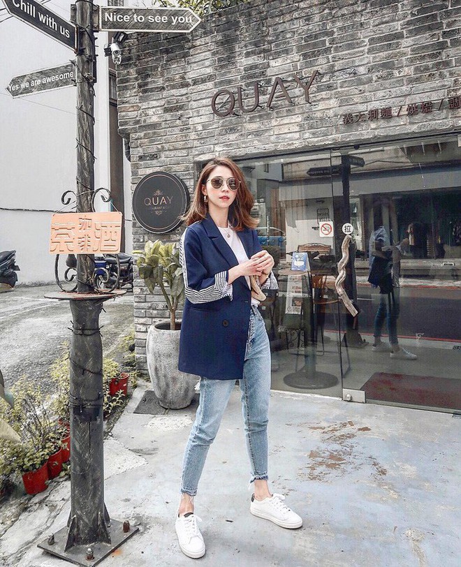 L&ecirc;n đồ chuẩn như c&ocirc;ng sở H&agrave;n với 15 gợi &yacute; từ street style tuần n&agrave;y  - Ảnh 13.