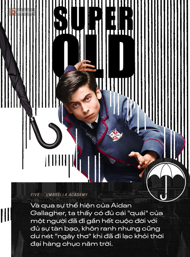 Aidan Gallagher - Số 5 siêu ngầu của The Umbrella Academy - Ảnh 1.