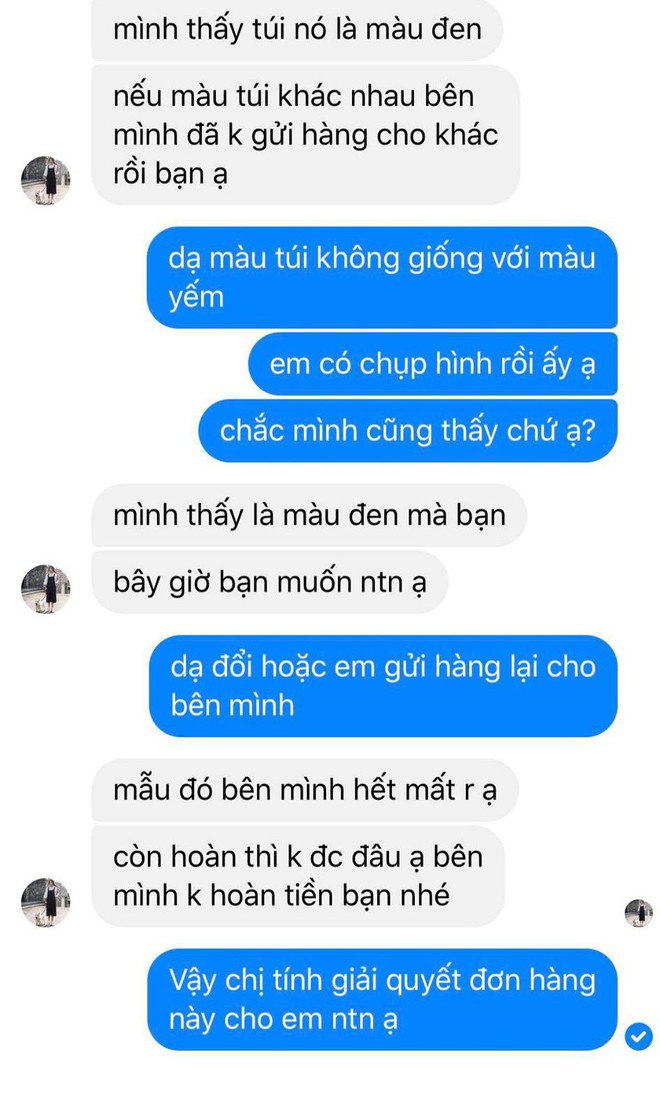H&iacute; hửng đặt mua yếm đen điệu đ&agrave;, c&ocirc; n&agrave;ng ng&atilde; ngửa khi nhận về tay sản phẩm y hệt... c&aacute;i tạp dề - Ảnh 3.