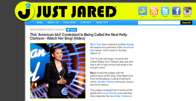 Báo chí Quốc tế đồng loạt giật tít khen ngợi Minh Như sau khi xuất hiện tại American Idol - Ảnh 4.