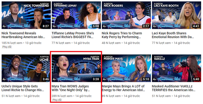 Minh Như sau phần thi gây bão tại American Idol: Lượt view YouTube nhanh chóng dẫn đầu tập 1 - Ảnh 4.