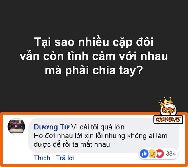 Tận cùng của nỗi đau chính là có đôi khi vì cái tôi quá lớn mà chúng ta vô tình đánh mất nhau - Ảnh 1.