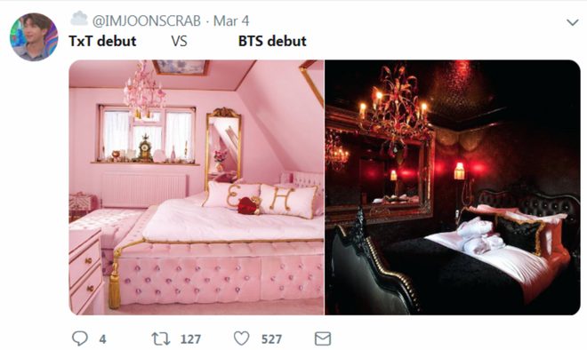 Ng&atilde; ngửa với c&aacute;ch netizen so s&aacute;nh BTS thời mới ra mắt với đ&agrave;n em TXT: B&ecirc;n địa ngục, b&ecirc;n thi&ecirc;n đ&agrave;ng - Ảnh 5.