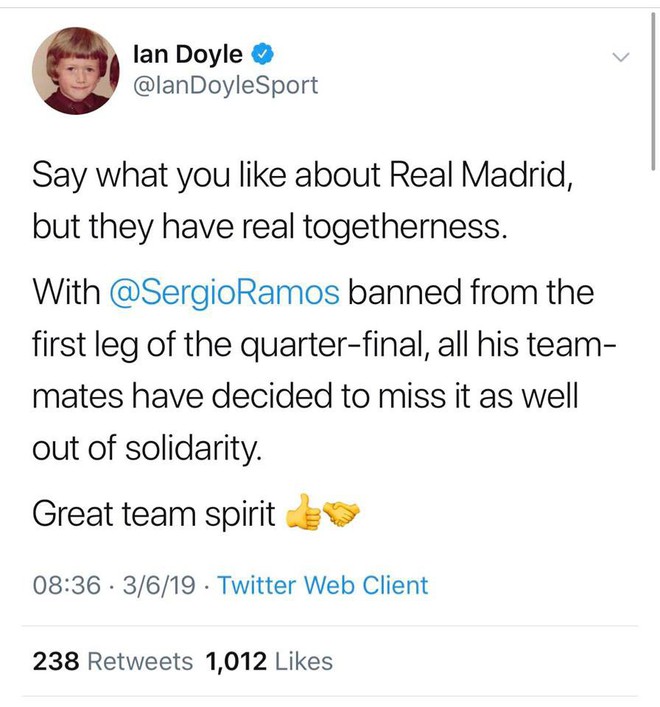 Cộng đồng mạng hả h&ecirc; khi đội trưởng Real Madrid phải ngồi nh&igrave;n đồng đội thua thảm v&igrave; cố t&igrave;nh tẩy thẻ - Ảnh 4.