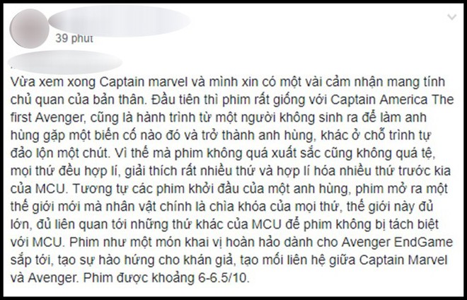 Kh&aacute;n giả chia rẽ sau suất chiếu sớm Captain Marvel: Fan khen tuyệt t&aacute;c, người ch&ecirc; tệ nhất MCU - Ảnh 6.