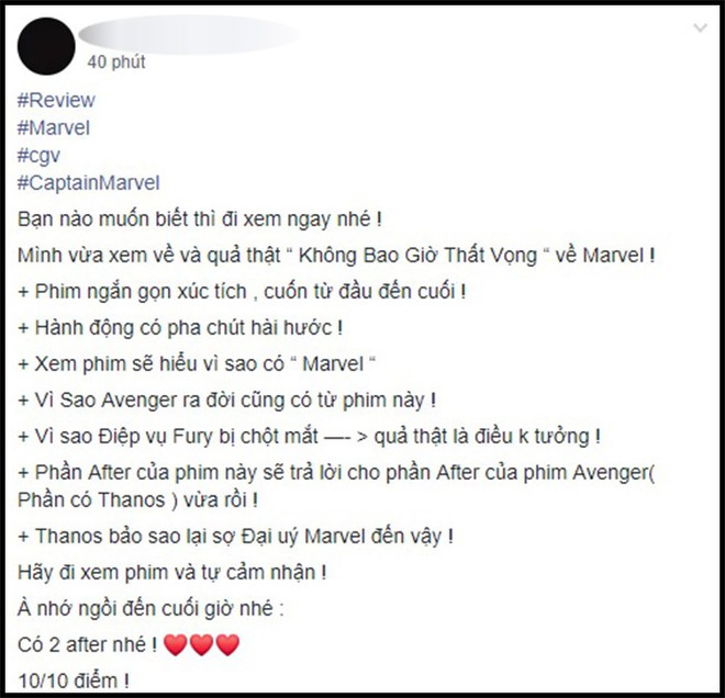 Kh&aacute;n giả chia rẽ sau suất chiếu sớm Captain Marvel: Fan khen tuyệt t&aacute;c, người ch&ecirc; tệ nhất MCU - Ảnh 7.