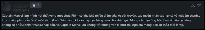Kh&aacute;n giả chia rẽ sau suất chiếu sớm Captain Marvel: Fan khen tuyệt t&aacute;c, người ch&ecirc; tệ nhất MCU - Ảnh 9.
