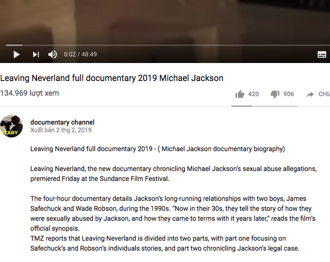 Giữa tâm bão tranh cãi về phim cáo buộc Michael Jackson ấu dâm, Youtube xuất hiện video giả mạo gây hoang mang dư luận - Ảnh 3.
