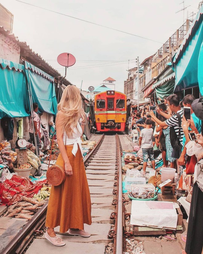 Đã dò ra đường đến khu chợ đường ray độc nhất vô nhị nằm ở ngoại ô Bangkok - Ảnh 2.