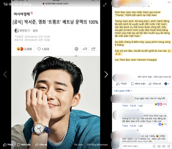 Tổng tài đẹp trai Park Seo Joon sang Việt Nam quay phim vào tháng 6 tới. Tin vịt hay tin xác thực? - Ảnh 1.
