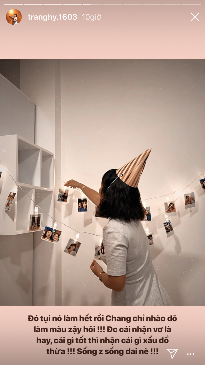 Sẵn tin đồn y&ecirc;u nhau c&ograve;n n&oacute;ng, Trang H&yacute; mượn lu&ocirc;n sinh nhật cầu h&ocirc;n Kaity Nguyễn với nhẫn trị gi&aacute;... 200K - Ảnh 3.