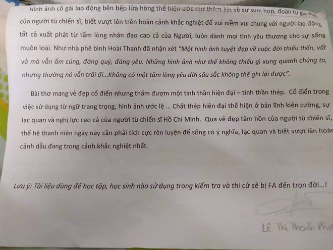 Buông nhẹ 1 câu cuối đề kiểm tra, giáo viên khiến học sinh sợ xanh mắt tắt ngấm ý định quay cóp hỏi bài - Ảnh 3.