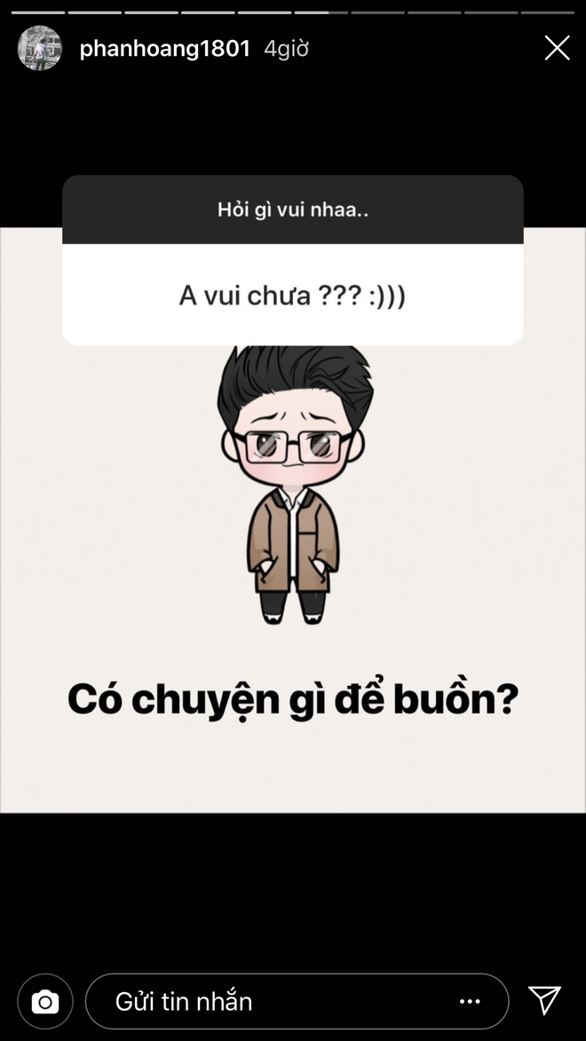 Bị đồn chia tay bạn gái xinh đẹp nên thất tình làm thơ, Phan Hoàng “lật mặt” khi có người hỏi thăm: Có chuyện gì để buồn? - Ảnh 5.