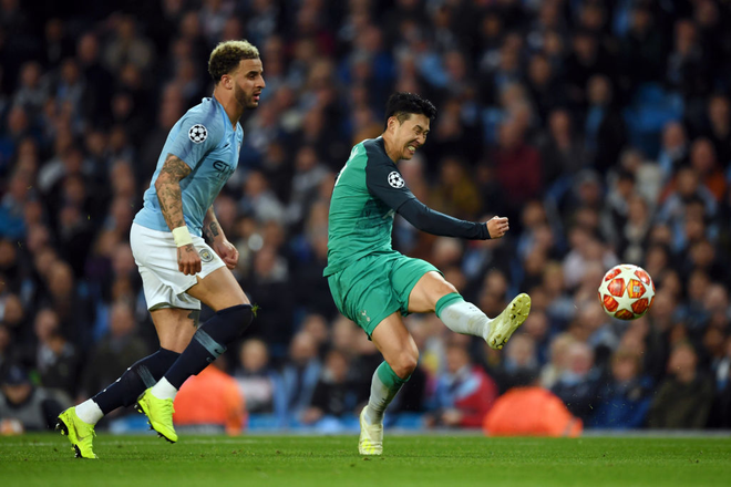 Ghi 2 bàn vào lưới Man City, Son Heung-min chính thức xô đổ kỷ lục của người châu Á tại Champions League - Ảnh 1.