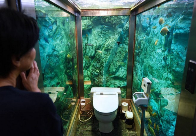 Lạ đời thay qu&aacute;n cafe nọ ở Nhật Bản: Kh&aacute;ch h&agrave;ng qu&ecirc;n ăn qu&ecirc;n uống v&igrave; chăm chăm... ngắm nh&agrave; vệ sinh - Ảnh 7.