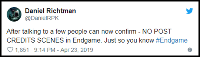 Endgame sẽ không có after-credit, đừng mất công chờ làm gì! - Ảnh 2.