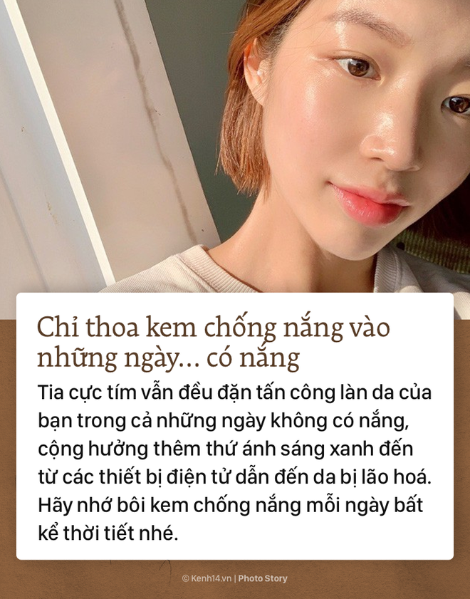 5 sai lầm đ&aacute;ng tiếc khiến da bạn l&atilde;o ho&aacute; nhanh ch&oacute;ng d&ugrave; thoa kem chống nắng đầy đủ mỗi ng&agrave;y - Ảnh 5.