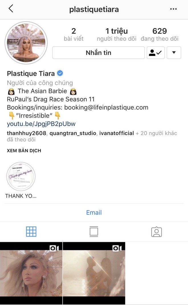 Bị loại khỏi show Drag Queen của Mỹ, thí sinh người Việt xóa sạch bài đăng trên Instagram hơn 1 triệu theo dõi - Ảnh 4.