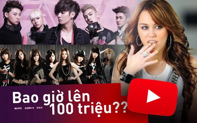 Cần thuê đội cày view gấp: Cả 3 MV của Miley Cyrus, SNSD và NUEST đều ở ngưỡng cửa số 99, mãi không lên nổi 100 triệu view - Ảnh 1.