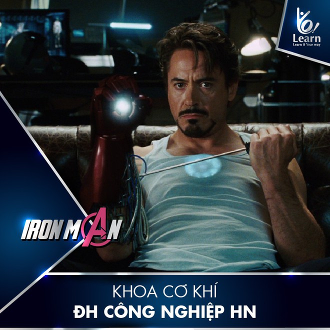 Vừa hài hước lại chuẩn khỏi cần chỉnh: Nếu ở Việt Nam thì các siêu anh hùng Avengers sẽ học ngành gì và trường nào? - Ảnh 1.