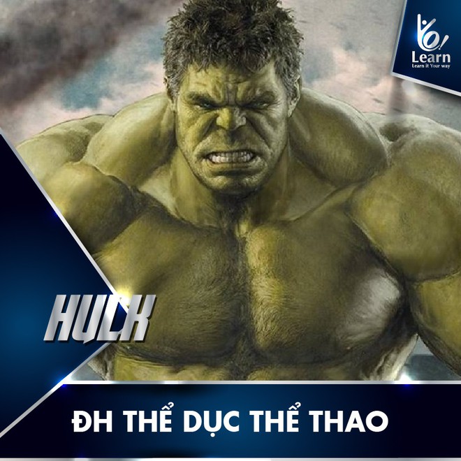 Vừa hài hước lại chuẩn khỏi cần chỉnh: Nếu ở Việt Nam thì các siêu anh hùng Avengers sẽ học ngành gì và trường nào? - Ảnh 4.