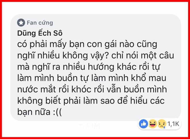 Con gái nghĩ nhiều như một sự thật hiển nhiên, bực thì bực mà thương thì thương! - Ảnh 1.