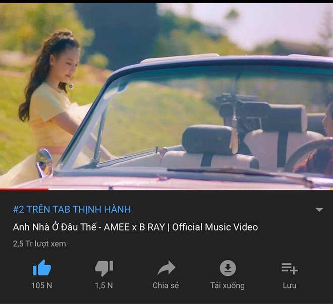 Chỉ mất 2 ngày, MV debut của tân binh AMEE đã leo thẳng lên Top 2 Trending Youtube, bám sát BLACKPINK - Ảnh 1.