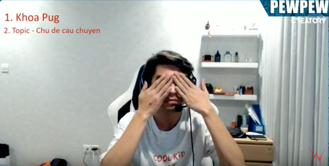 PewPew nghẹn ng&agrave;o trong livestream khi n&oacute;i về l&ugrave;m x&ugrave;m từ status của m&igrave;nh: Xin lỗi anh Khoa Pug, kh&ocirc;ng hiểu sao m&igrave;nh v&agrave; anh bị kết nối v&agrave;o chuyện n&agrave;y - Ảnh 6.