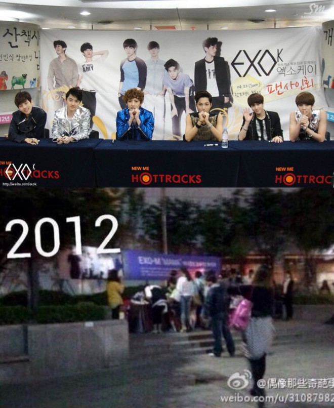 Hành trình 7 năm của EXO: Từ những tân binh hát hội chợ với cát-sê bao gạo đến ông hoàng album toả sáng rực rỡ - Ảnh 6.