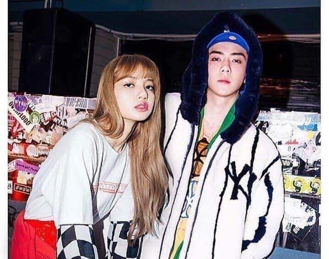 Trình độ công nghệ shipper ngày càng khủng, Sehun (EXO) và Lisa (BLACKPINK) trông như đang hẹn hò thật - Ảnh 10.