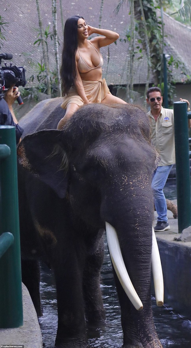 Có cô Kim ở Bản Đôn, đi xem voi cũng không quên khoe vòng 1 ngồn ngộn đốt mắt - Ảnh 4.