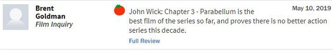 John Wick 3 đạt điểm gần tuyệt đối, tuyệt phẩm hành động là đây chứ còn đâu? - Ảnh 3.