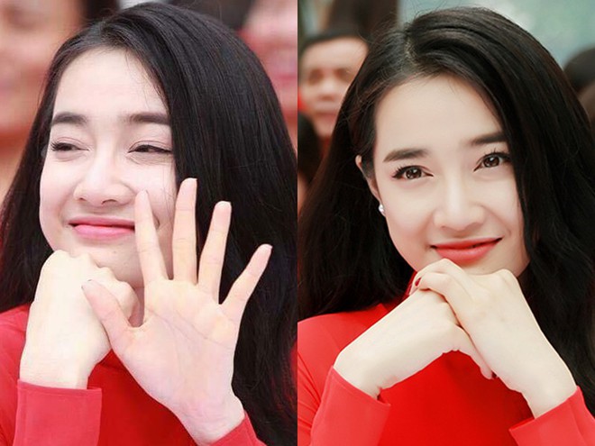 Loạt ảnh b&oacute;c mẽ nhan sắc thật của sao nữ Vbiz khi ph&ugrave; thuỷ photoshop chưa can thiệp - Ảnh 8.