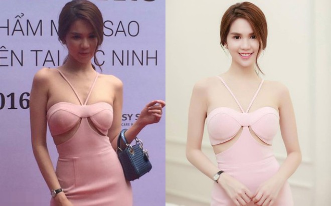 Loạt ảnh b&oacute;c mẽ nhan sắc thật của sao nữ Vbiz khi ph&ugrave; thuỷ photoshop chưa can thiệp - Ảnh 6.