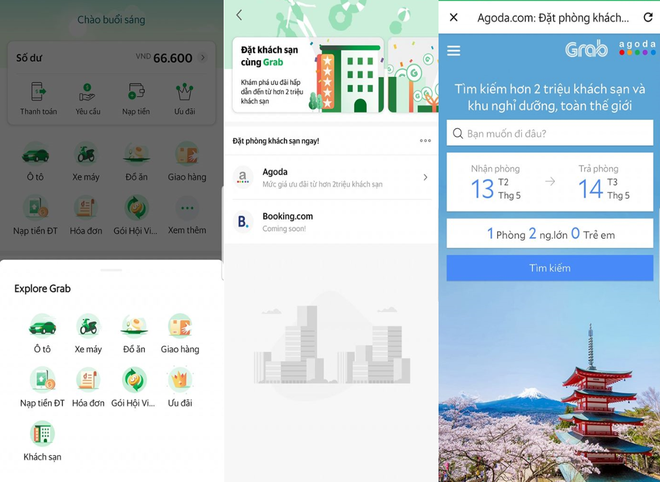 Đã có thể đặt phòng khách sạn tại Agoda và Booking.com trực tiếp trên ứng dụng Grab - Ảnh 2.