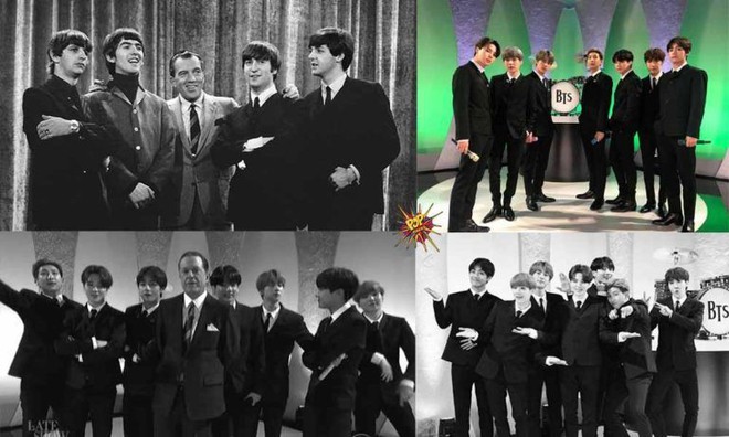 Hóa thân The Beatles trên talkshow nổi tiếng nước Mỹ, BTS còn là boygroup đầu tiên làm được điều này sau... 55 năm! - Ảnh 8.