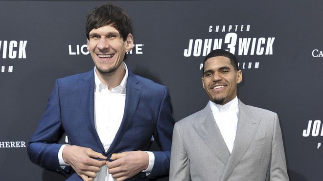 Mais alto da atual NBA, sérvio Boban Marjanović vive assassino em John Wick  3, de Keanu Reeves, basquete