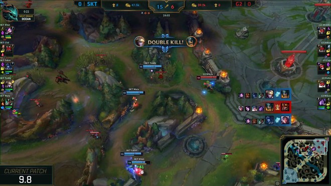 SKT T1 2-3 G2 Esports (bán kết MSI 2019): Giang Văn Cốt và đồng đội giành quyền vào chung kết theo cách kịch tính nhất có thể - Ảnh 2.