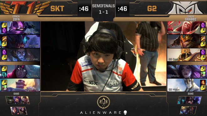 SKT T1 2-3 G2 Esports (bán kết MSI 2019): Giang Văn Cốt và đồng đội giành quyền vào chung kết theo cách kịch tính nhất có thể - Ảnh 7.